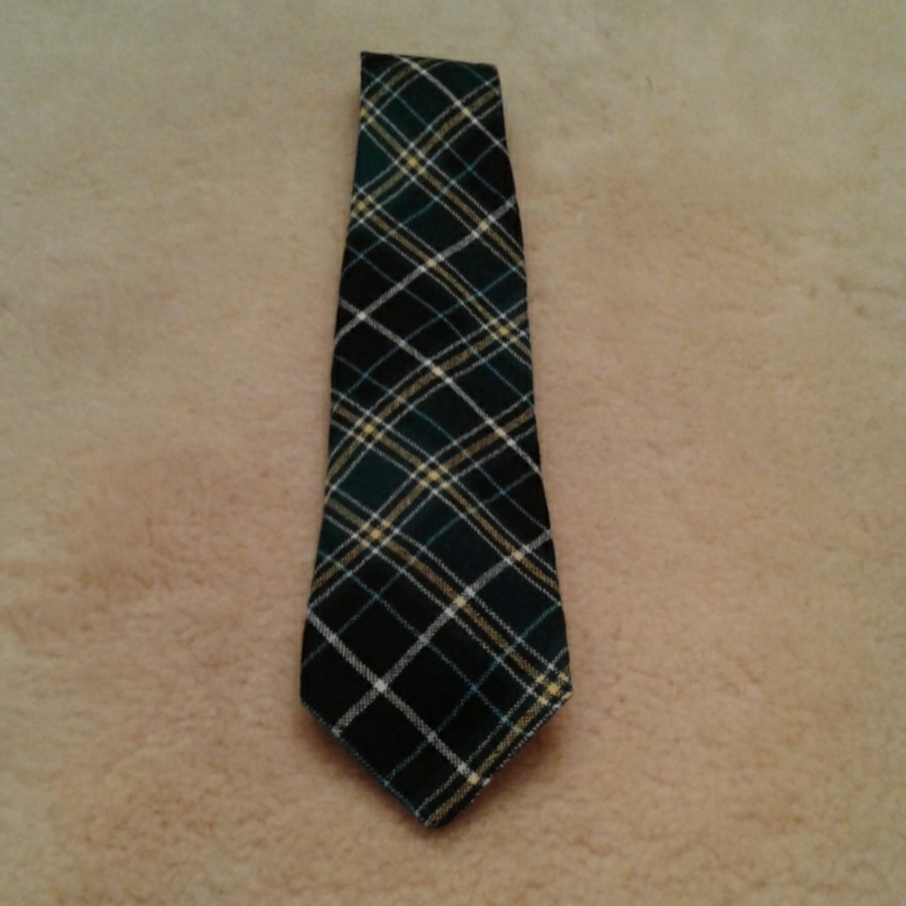 Vintage Scottish tartan tie